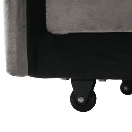 Poltrona retrátil de veludo - com suporte para copos + suporte para telemóvel - Cinzento Poltrona retrátil de veludo - com suporte para copos + suporte para telemóvel - Cinzento