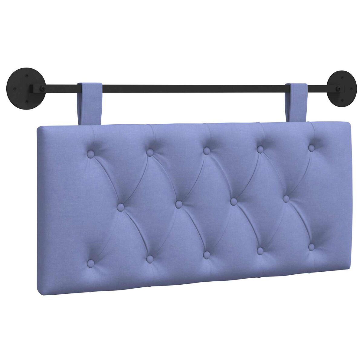 Cabecero - mueble cabecero colgante azul jeans tela