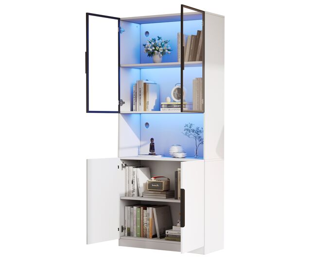 Vitrina con 4 puertas 80