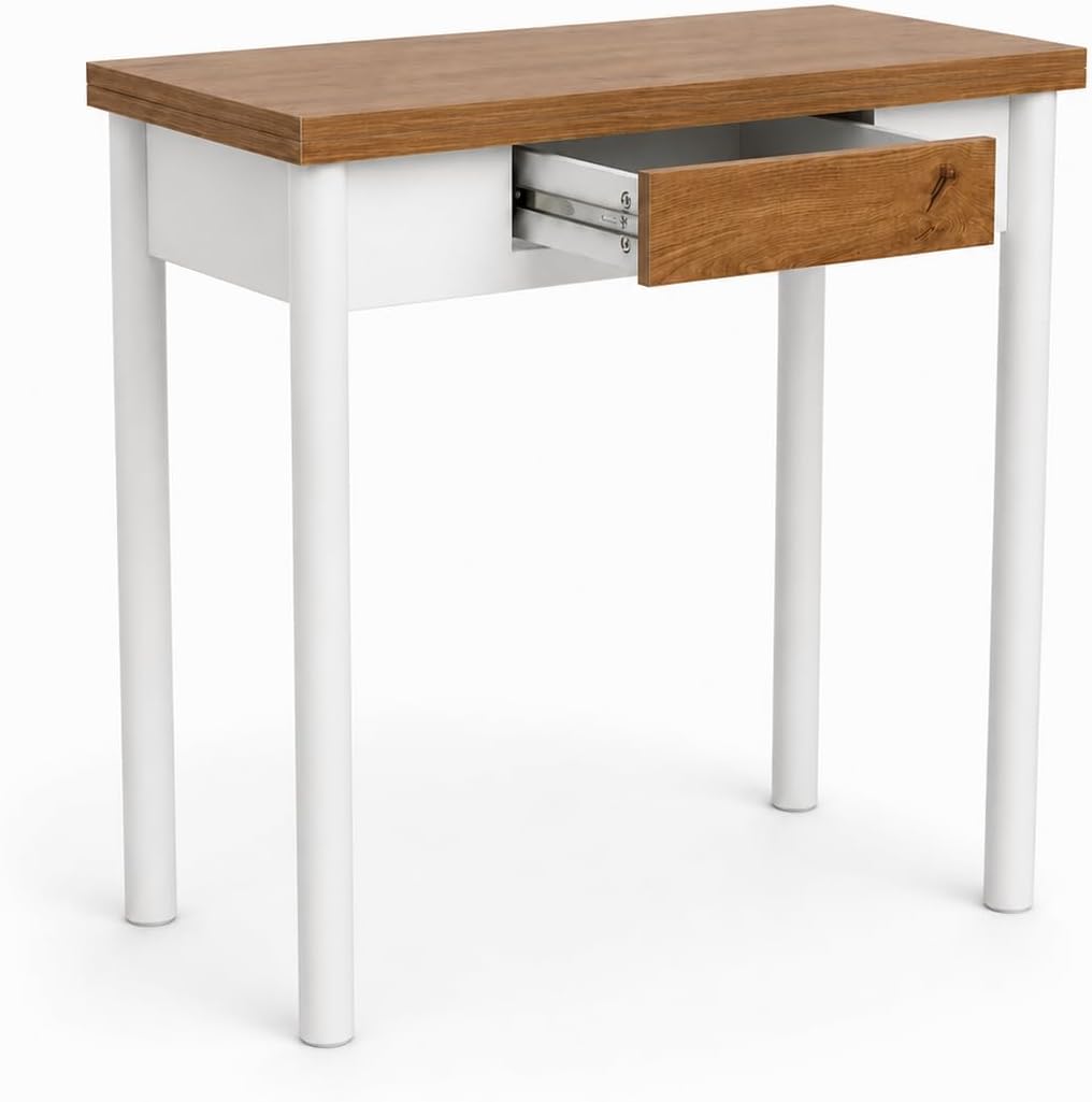 DUPI Mesa Cocina Extensible Agora | 1 Cajón 40x80