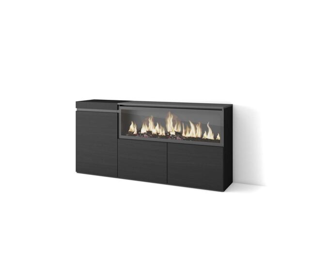 Aparador benamargosa-01 con chimenea para salón
