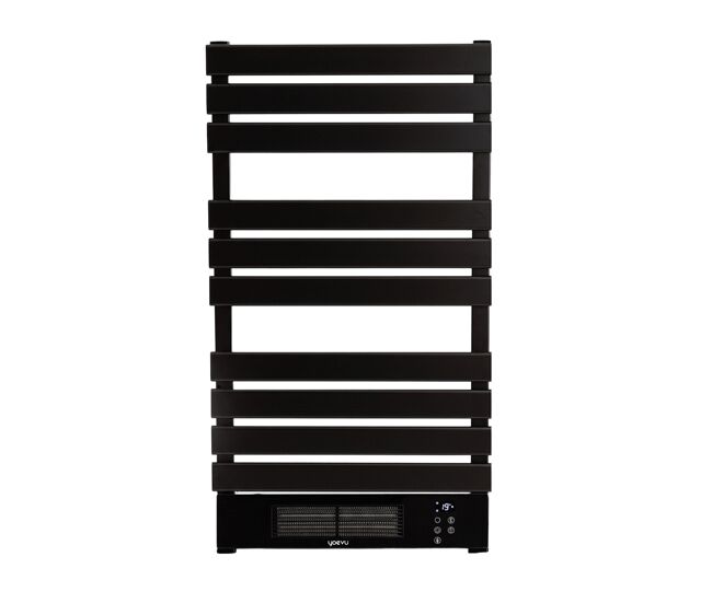 Toallero eléctrico yoevu 2000 w con calefactor, wifi, negro, 101 x 55.5 cm, sin estante - yv-tw1000b
