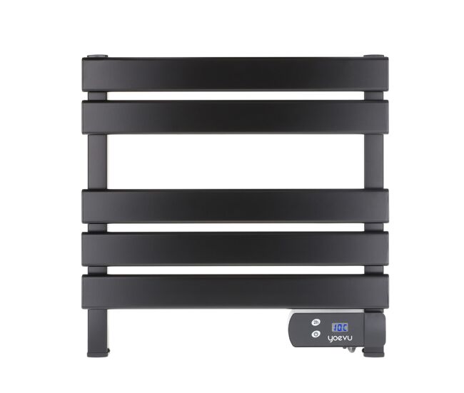 Toallero eléctrico yoevu 150 w, ip34, negro, 55.5 x 52.7 cm, sin estante - yv-tw150b
