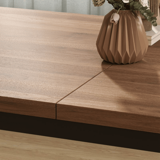 HOMCOM Conjunto de Mesa de Jantar Extensível e 6 Cadeiras Empilháveis, 120-160 cm, para 4-6 Pessoas, Estrutura Metálica, Castanho Efeito Madeira HOMCOM Conjunto de Mesa de Jantar Extensível e 6 Cadeiras Empilháveis, 120-160 cm, para 4-6 Pessoas, Estrutura Metálica, Castanho Efeito Madeira