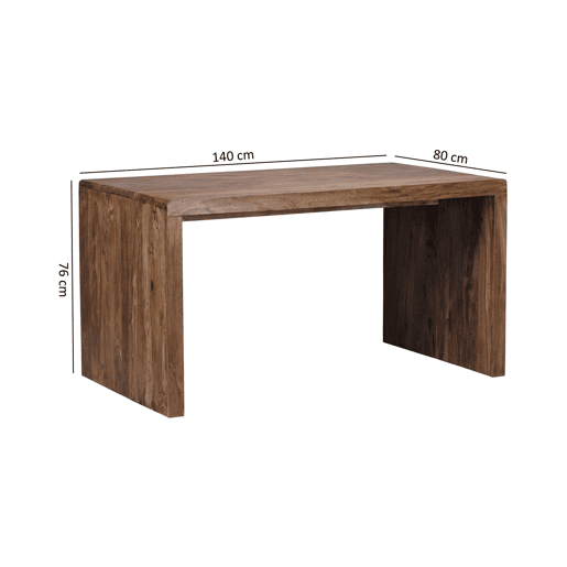 Mesa Boha 80 × 140 cm, palissandro indiano Mesa Boha 80 × 140 cm, palissandro indiano