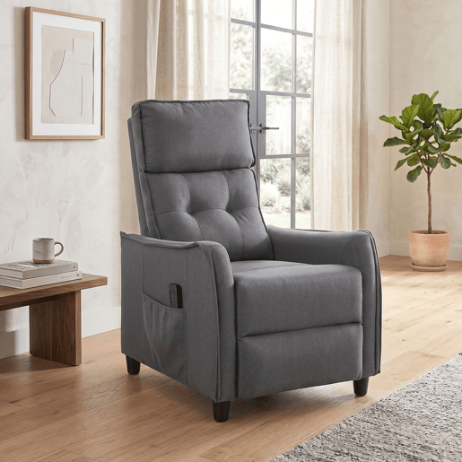 HOMCOM Poltrona de Massagem Reclinável 160° com Comando, Apoio para Pés, 2 Zonas de Massagem, Assento com Molas, Bolsos Laterais, Estofada em Linho Respirável, 58,5x93x104 cm, Cinzento HOMCOM Poltrona de Massagem Reclinável 160° com Comando, Apoio para Pés, 2 Zonas de Massagem, Assento com Molas, Bolsos Laterais, Estofada em Linho Respirável, 58,5x93x104 cm, Cinzento