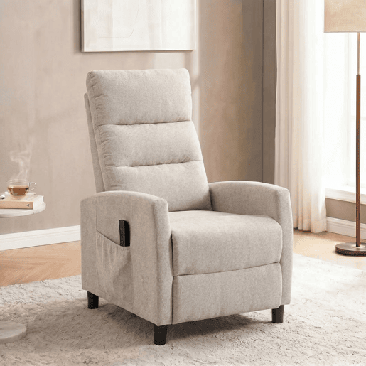 HOMCOM Poltrona de Massagem, Poltrona Relax Reclinável 160° com Comando, Apoio para Pés, 2 Zonas de Massagem, Encosto Alto, Assento com Molas, Bolsos, Estofada em Chenille, 66x91x108 cm Creme HOMCOM Poltrona de Massagem, Poltrona Relax Reclinável 160° com Comando, Apoio para Pés, 2 Zonas de Massagem, Encosto Alto, Assento com Molas, Bolsos, Estofada em Chenille, 66x91x108 cm Creme