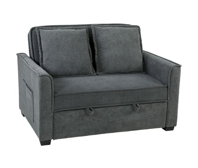 Sofá Cama Tejido de Rizo HOMCOM, hogar - sofás y butacas