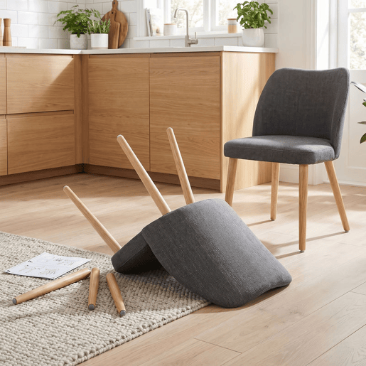 HOMCOM Conjunto de 2 Cadeiras de Jantar, Cadeiras de Cozinha Nórdicas, Estofadas em Linho, Encosto Curvo, Assento Acolchoado, Pernas de Madeira, Cinzento Claro HOMCOM Conjunto de 2 Cadeiras de Jantar, Cadeiras de Cozinha Nórdicas, Estofadas em Linho, Encosto Curvo, Assento Acolchoado, Pernas de Madeira, Cinzento Claro