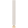 HOMCOM Candeeiro de Pé Moderno com Casquilho E27 Máx. 40 W, Abajur em Linho e Estrutura Metálica para Sala ou Quarto, 15x15x120 cm, Bege