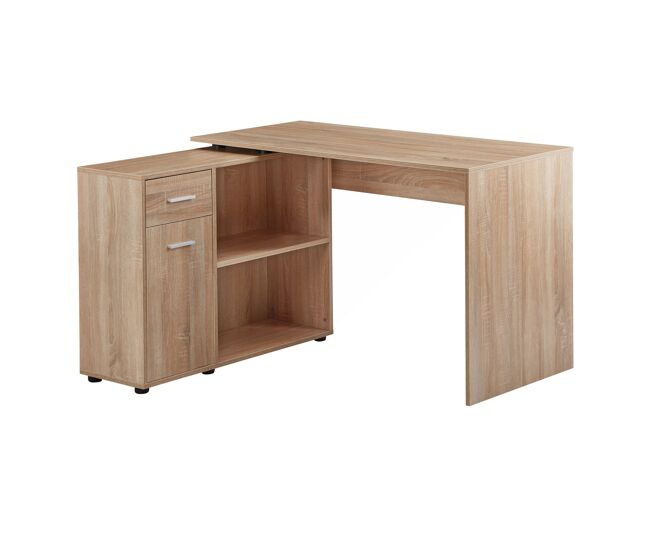 Escritorio esquinero 120 cm, roble sonoma