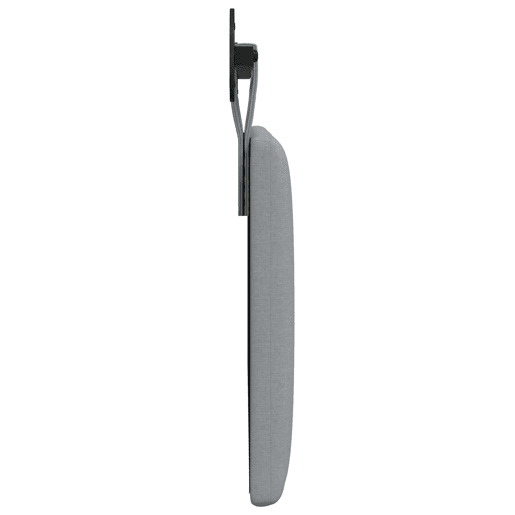 Cabeceira de cama suspensa Cinzento-claro Tecido Cabeceira de cama suspensa Cinzento-claro Tecido