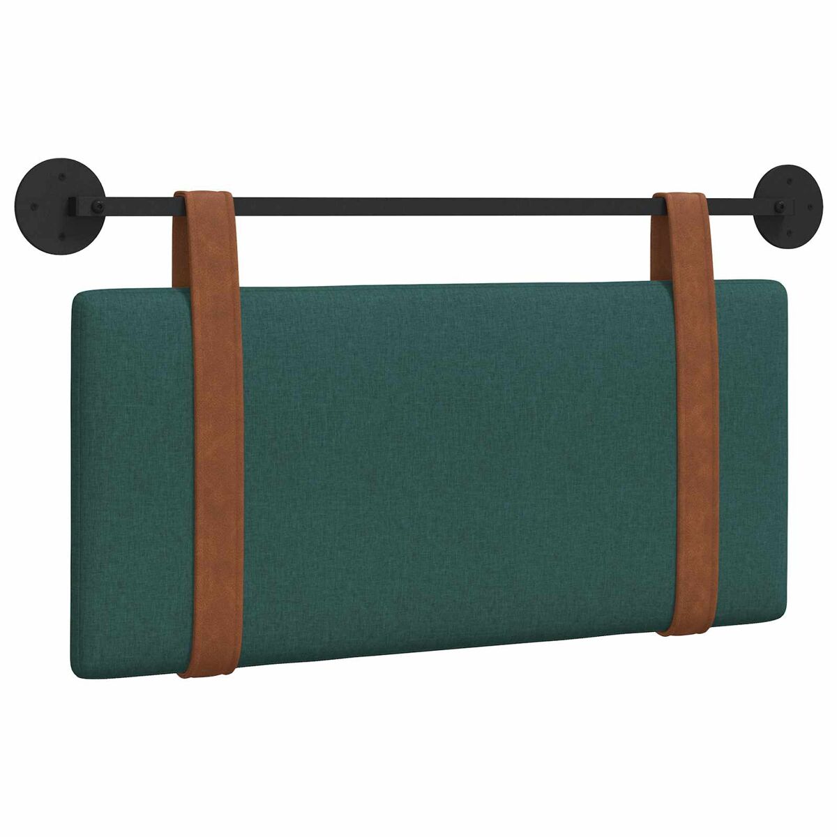 Cabecero - mueble cabecero colgante verde oscuro pu antiguo
