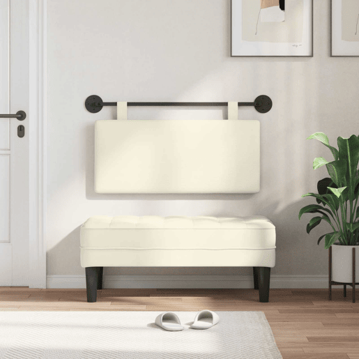Cabeceira de cama suspensa Tecido de Veludo Cotele