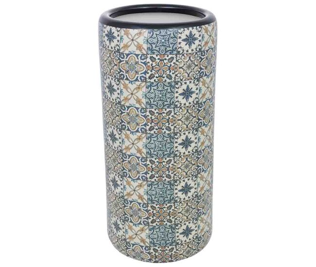 Paragüero de cerámica multicolor d22x45h cm