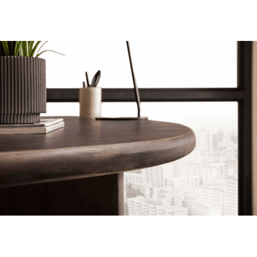 Mesa 180 x 90 x 75 cm madeira maciça de acácia retro Mesa home office sólida em forma Mesa 180 x 90 x 75 cm madeira maciça de acácia retro Mesa home office sólida em forma