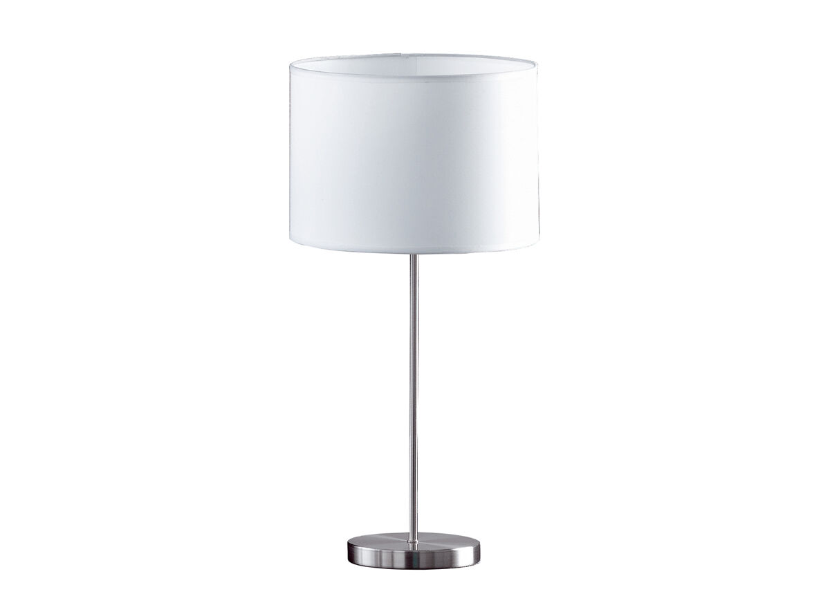 Lįmpara de mesa loft, blanca