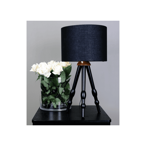 Candeeiro de mesa Anastasia, preto