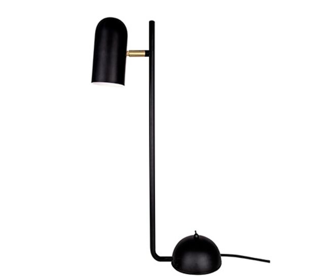 Lįmpara de mesa swan, negra