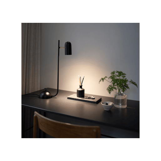 Candeeiro de mesa Swan, preto Candeeiro de mesa Swan, preto