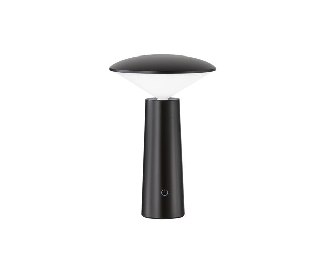 Lįmpara de mesa led pinto, negra