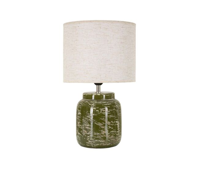 Lámpara de mesa hut ø 27x47,5 cm, verde