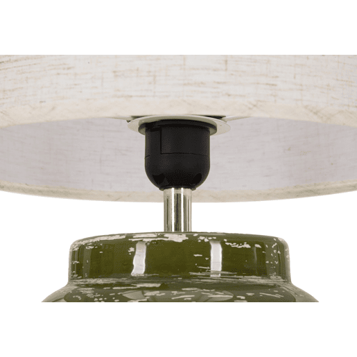 Candeeiro de mesa Hut Ø 27x47,5 cm, verde Candeeiro de mesa Hut Ø 27x47,5 cm, verde