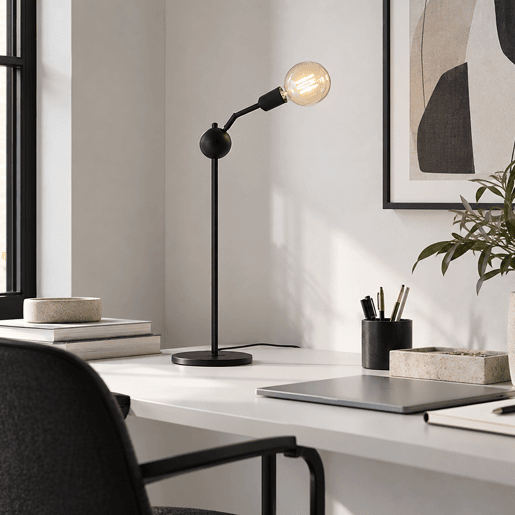 Candeeiro de mesa Flip, preto Candeeiro de mesa Flip, preto