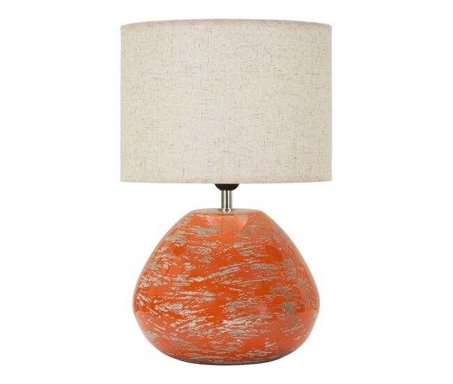 Lámpara de mesa hub 30x49 cm, naranja