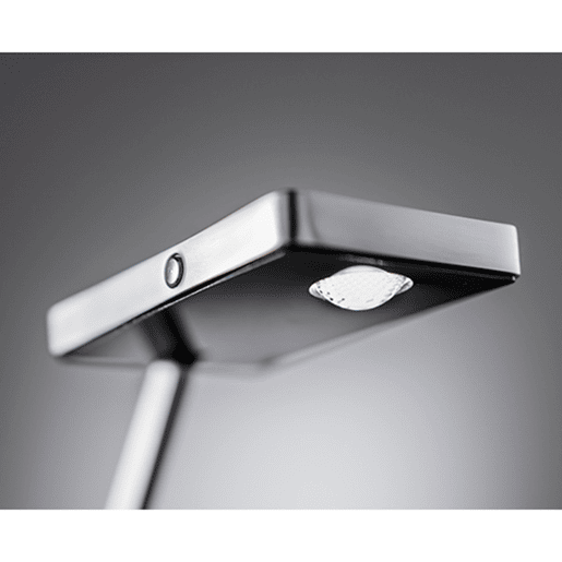 Candeeiro de mesa LED Lincoln, prateado Candeeiro de mesa LED Lincoln, prateado