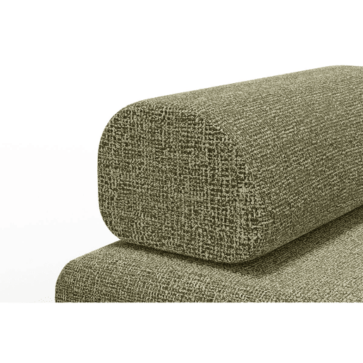 Poltrona conversível em tweed verde Poltrona conversível em tweed verde