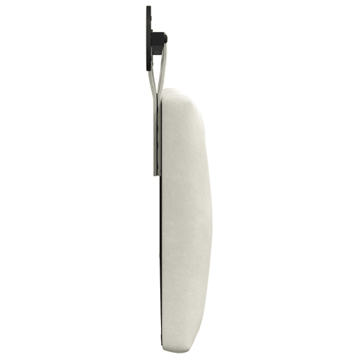 Cabeceira de cama suspensa Com luz LED Creme Veludo Cabeceira de cama suspensa Com luz LED Creme Veludo