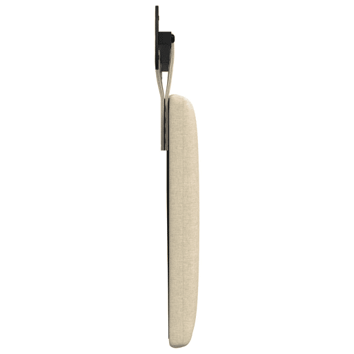 Cabeceira de cama suspensa Creme Tecido Cabeceira de cama suspensa Creme Tecido