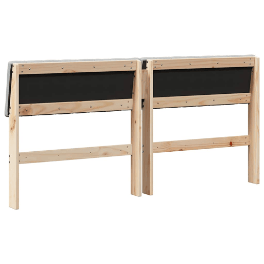 Cabeceira para cama de casal moderna estofada Cinzento-claro 160 cm Cabeceira para cama de casal moderna estofada Cinzento-claro 160 cm