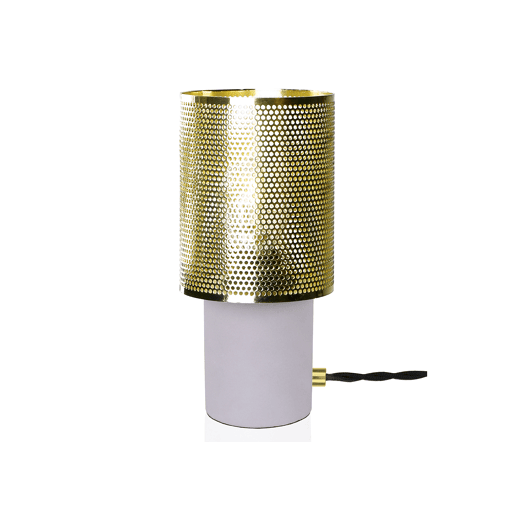 Candeeiro de mesa Rumble, latão