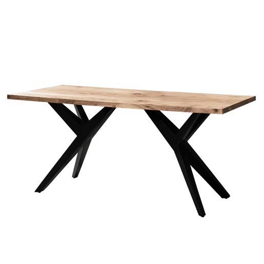 Mesa 160 x 80 x 76 cm em madeira maciça de acácia, estilo loft Mesa home office com Mesa 160 x 80 x 76 cm em madeira maciça de acácia, estilo loft Mesa home office com