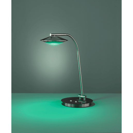 Candeeiro de mesa Beta, cromado Candeeiro de mesa Beta, cromado