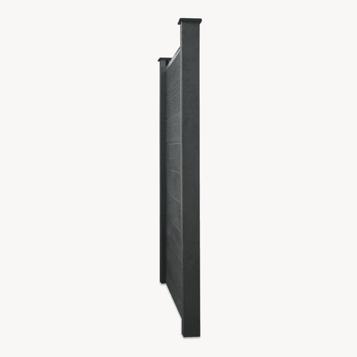 Cerca de jardim Segovia WPC Proteção com 2 postes 183 x 187 cm Cinzenta neu.holz Cerca de jardim Segovia WPC Proteção com 2 postes 183 x 187 cm Cinzenta neu.holz