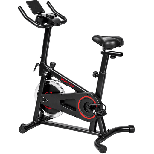 SPORTNOW Bicicleta Estática para Casa com Bluetooth, Resistência Ajustável, Ecrã LCD, Volante de Inércia de 6 kg, Assento e Guiador Ajustáveis, Suporte para Telemóvel e Porta-garrafas SPORTNOW Bicicleta Estática para Casa com Bluetooth, Resistência Ajustável, Ecrã LCD, Volante de Inércia de 6 kg, Assento e Guiador Ajustáveis, Suporte para Telemóvel e Porta-garrafas