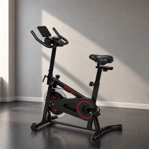 SPORTNOW Bicicleta Estática para Casa com Bluetooth, Resistência Ajustável, Ecrã LCD, Volante de Inércia de 6 kg, Assento e Guiador Ajustáveis, Suporte para Telemóvel e Porta-garrafas SPORTNOW Bicicleta Estática para Casa com Bluetooth, Resistência Ajustável, Ecrã LCD, Volante de Inércia de 6 kg, Assento e Guiador Ajustáveis, Suporte para Telemóvel e Porta-garrafas