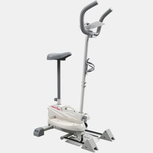 SPORTNOW Bicicleta Elíptica 3 em 1 para Casa com Assento, Silenciosa e Compacta, Compatível com Kinomap e Zwift, Resistência Magnética Ajustável, Ecrã LCD, 120 kg