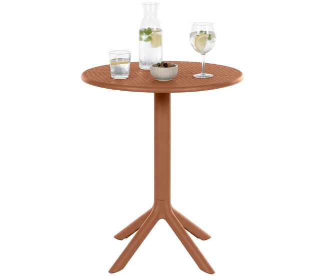 Mesa de jardín - Lacota - Plástico 60x60