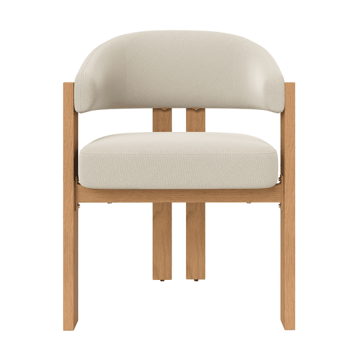 Cadeira de jantar ergonómica (2 unidades) u2013 estofada, pés de ferro resistentes, design em madeira u2013 Bege, Natural Cadeira de jantar ergonómica (2 unidades) u2013 estofada, pés de ferro resistentes, design em madeira u2013 Bege, Natural