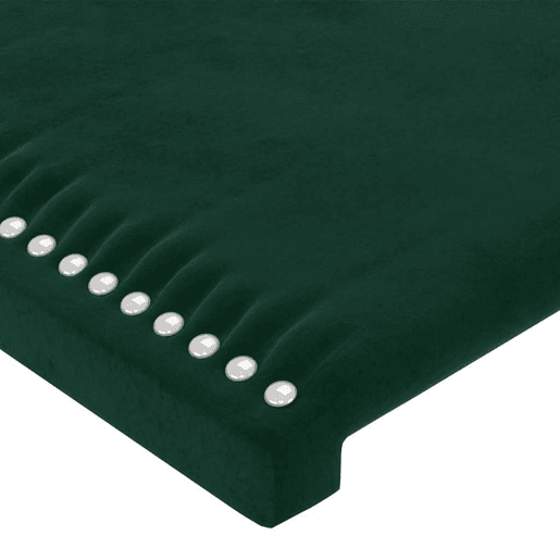 Cabeceiras de cama, verde-escuro 200x5x7888 cm veludo Cabeceiras de cama, verde-escuro 200x5x7888 cm veludo