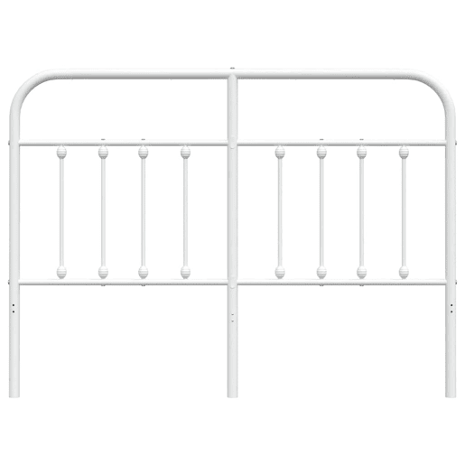 Cabeceira para cama de casal moderna de substituição 150 cm metal branco Cabeceira para cama de casal moderna de substituição 150 cm metal branco
