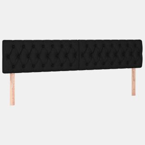 Cabeceiras de cama, preto 200x7x7888 cm tecido