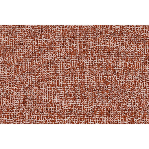Sofá conversível de 2 lugares em tweed vermelho
