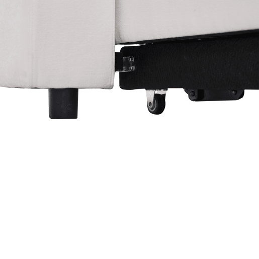 Sofá-cama 140,5 x 74 x 82 cm - 3 em 1, com encosto ajustável, USB, mesa oculta, porta-copos - Bege Sofá-cama 140,5 x 74 x 82 cm - 3 em 1, com encosto ajustável, USB, mesa oculta, porta-copos - Bege