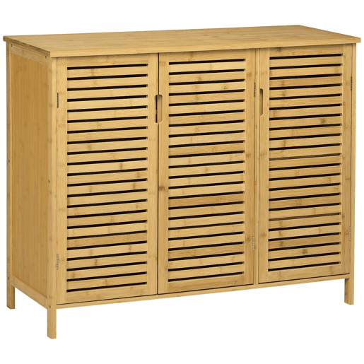 Sapateira de Entrada Armário Sapateira com 3 Portas de Persiana Prateleiras Ajustáveis para 16 Pares de Sapatos para Corredor Entrada 100x35x80 cm Natural, Cor de madeira natural Sapateira de Entrada Armário Sapateira com 3 Portas de Persiana Prateleiras Ajustáveis para 16 Pares de Sapatos para Corredor Entrada 100x35x80 cm Natural, Cor de madeira natural