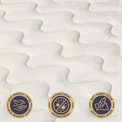 Colchão 90x190 cm em Waterfoam hipoalergénico, 12 cm | Recheio em algodão e capa em tecido 3D respirável, anti-ácaros e antifúngico | Fabricado em Itália Colchão 90x190 cm em Waterfoam hipoalergénico, 12 cm | Recheio em algodão e capa em tecido 3D respirável, anti-ácaros e antifúngico | Fabricado em Itália